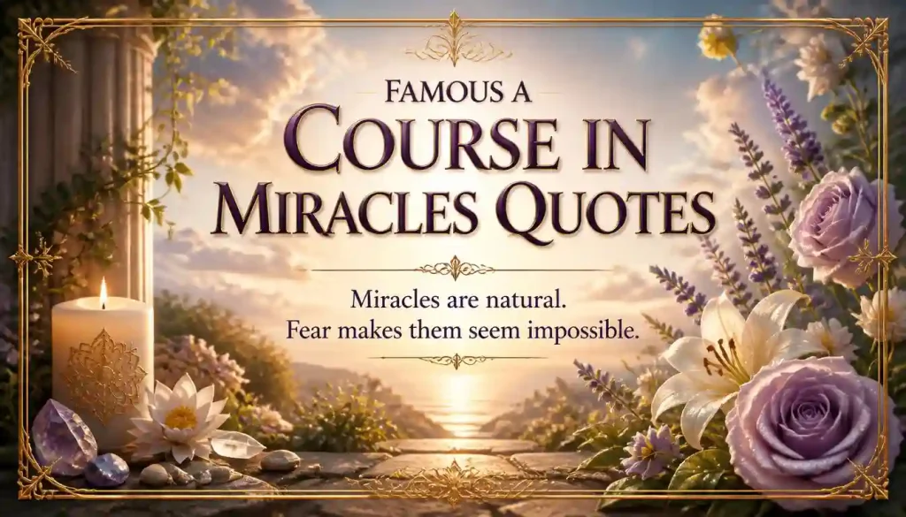 Famous A Course in Miracles Quotes
