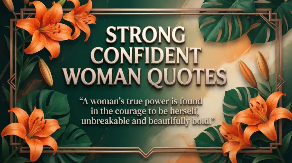 Strong Confident Woman Quotes