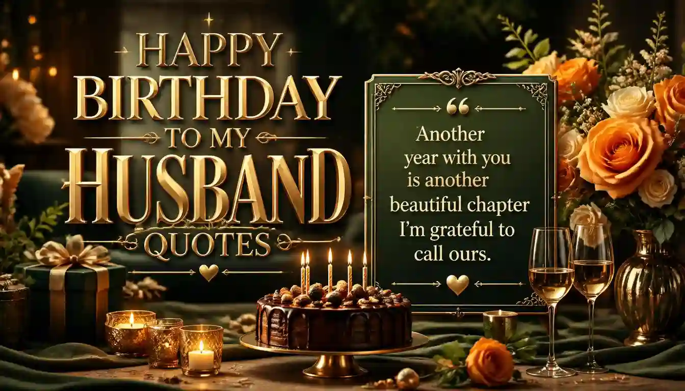 Best Happy Birthday to My Husband Quotes