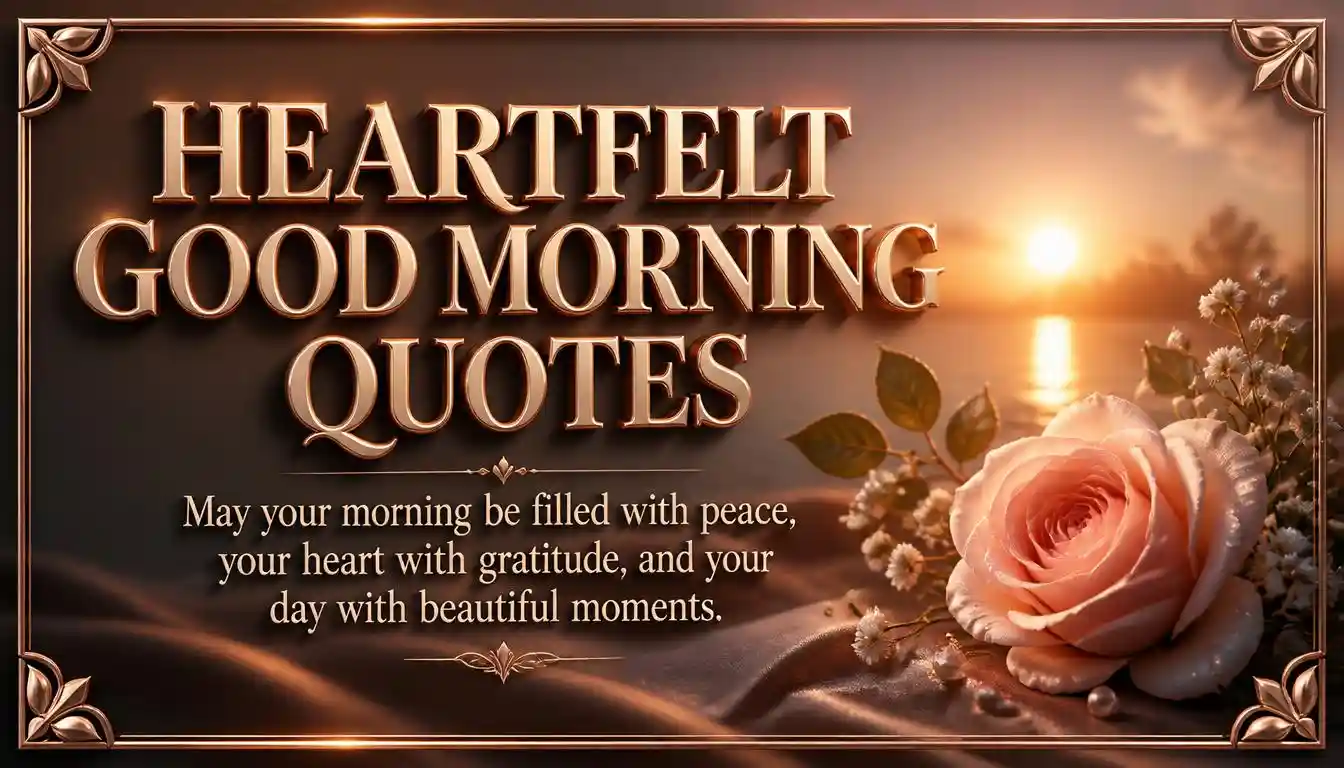 Heartfelt Good Morning Quotes