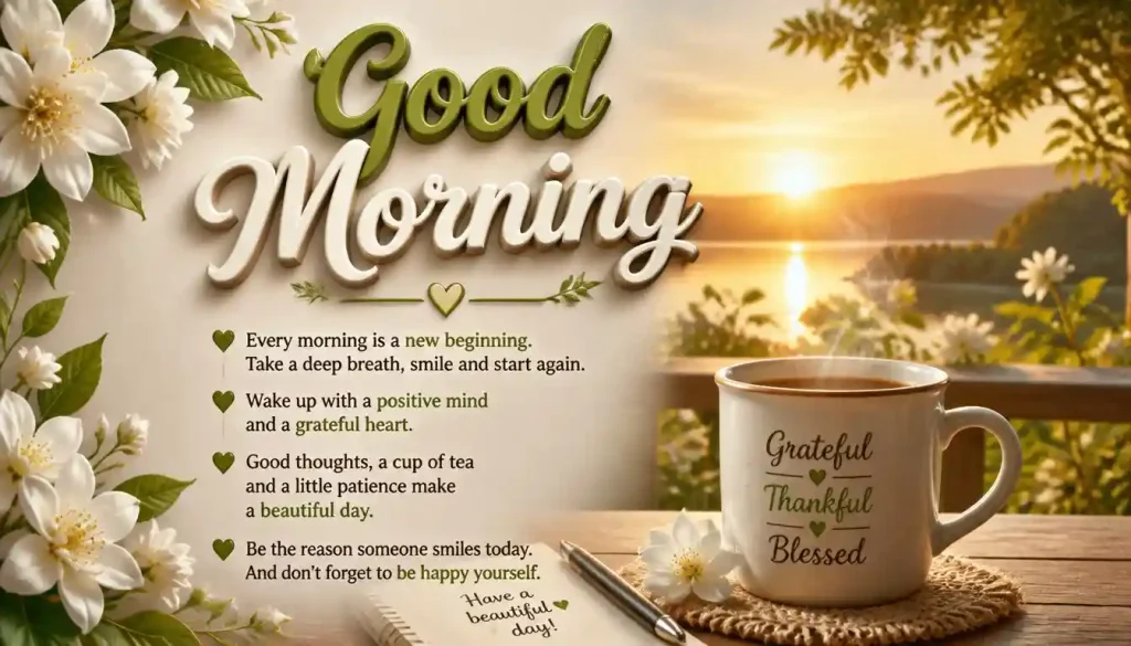 Positive Good Morning Quotes