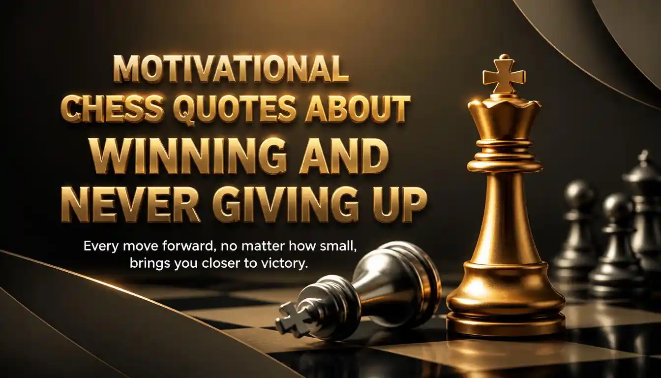 Motivational Chess Quotes About Winning and Never Giving Up