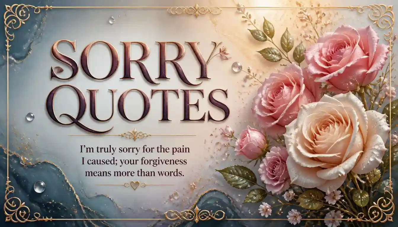 Sorry Quotes