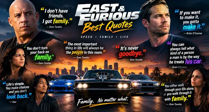 best fast and furious quotes