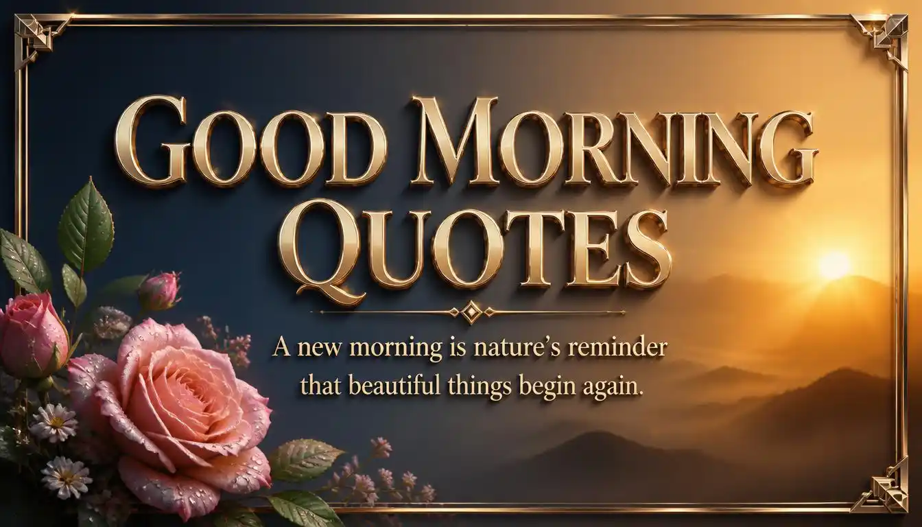Good Morning Quotes