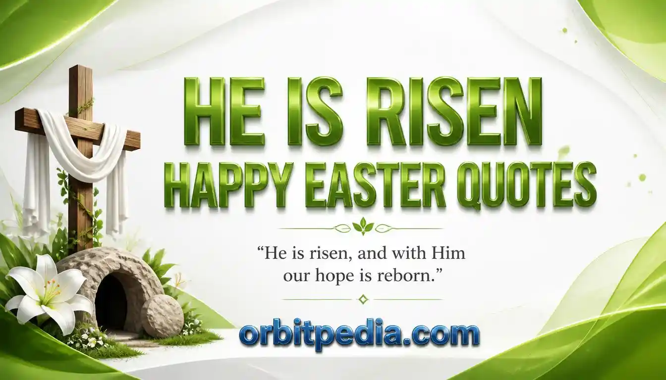 he is risen happy easter quotes