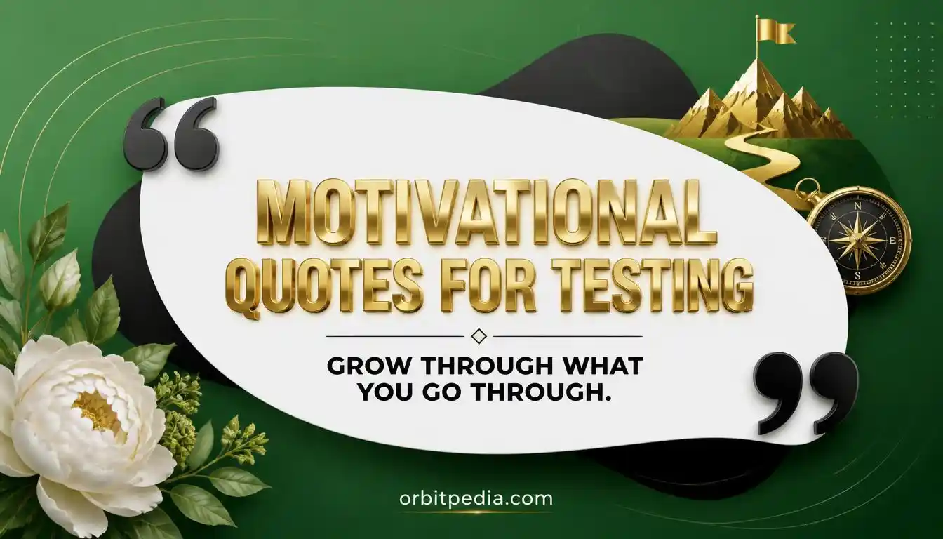 motivational quotes for testing