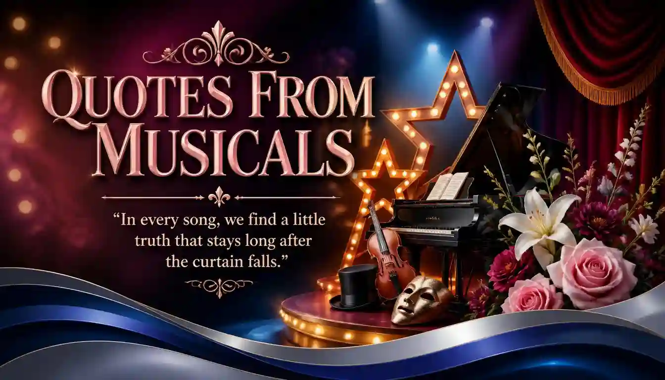 Quotes from musicals