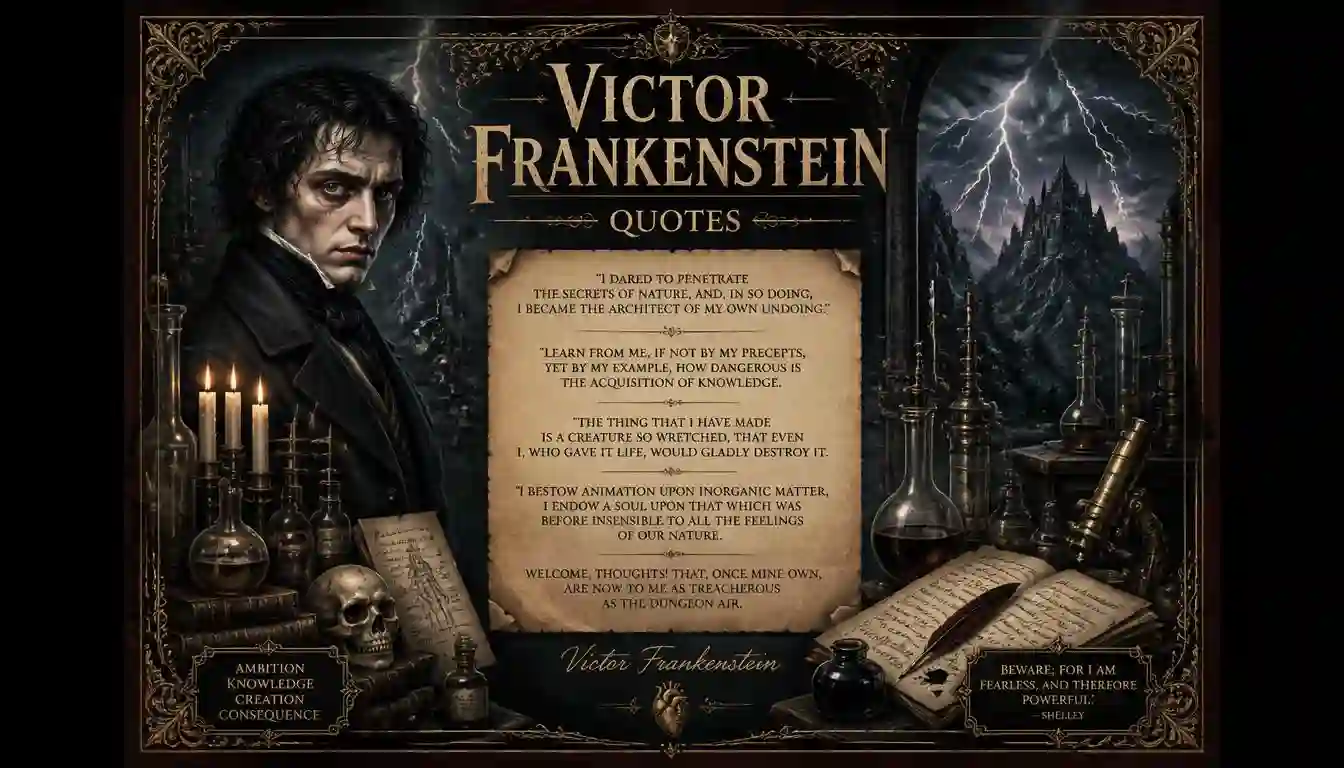 Victor Frankenstein Quotes